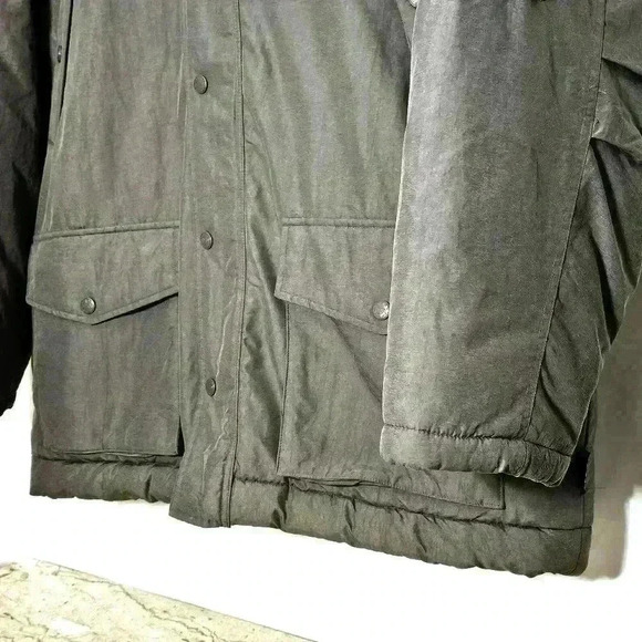 ROOKY Authentic Mens Hooded Grey Nylon Coat with Pockets Galore Size XL - Picture 5 of 10